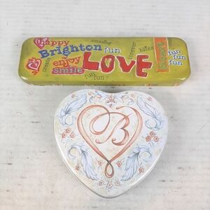 🔥Brighton Heart And Rectangular Tin Containers